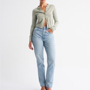 Abercrombie & Fitch Light Blue Straight Leg Jeans